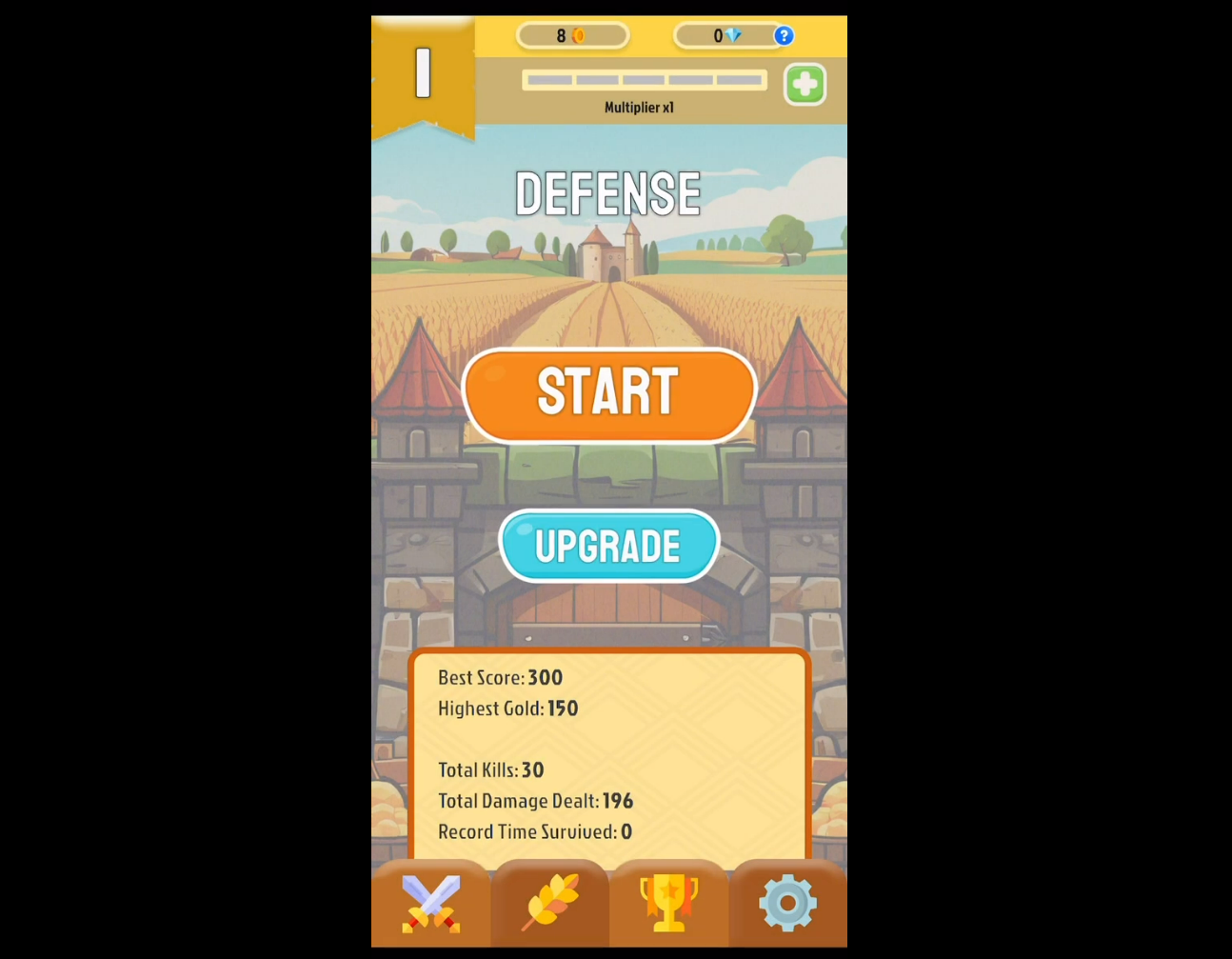 Idle Crops Tycoon refined UI